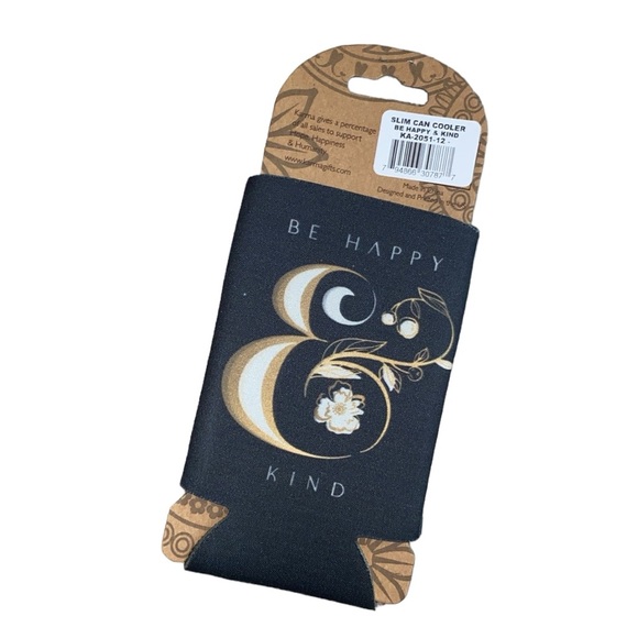 NEW be happy & kind slim can cooler - Picture 2 of 4